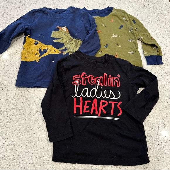 Lot of boys 2T+ clothes Osh Kosh Carters H&M Paw Patrol Baby Yoda Grogu Tie dye - Picture 8 of 13